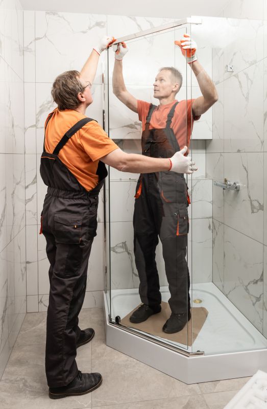 Shower Door Installation